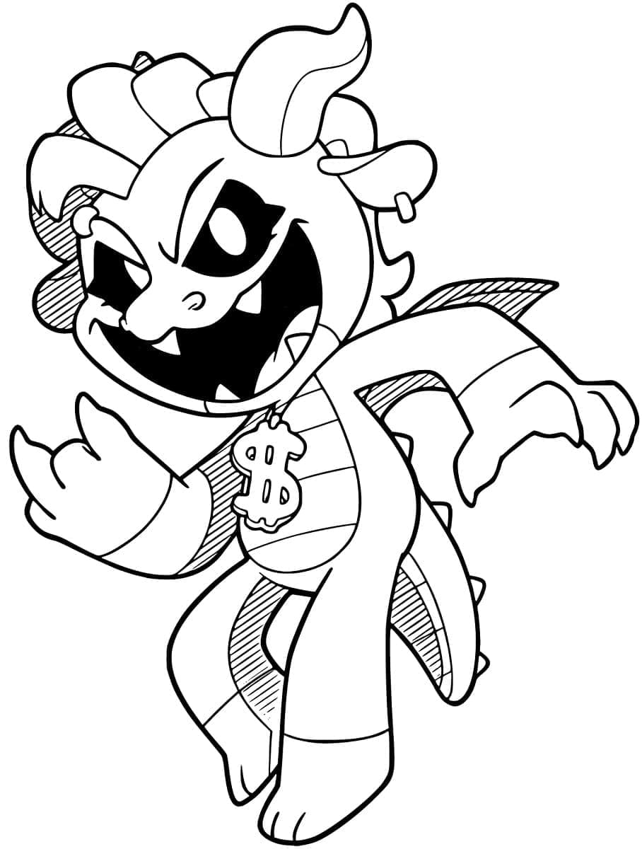 Målarbild Simon Smoke Nightmare Critters