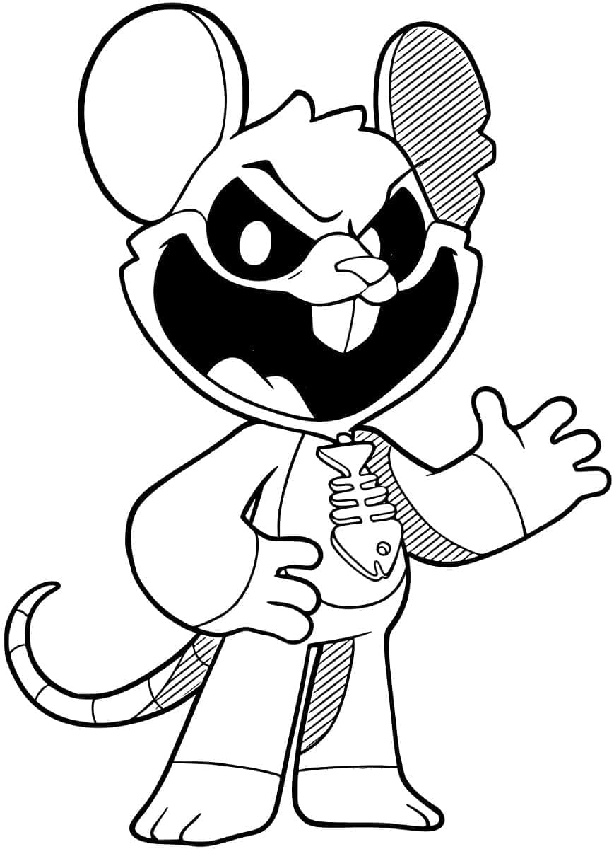 Målarbild Touille från Nightmare Critters