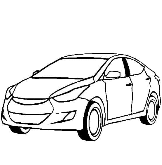 Målarbild Fantastisk Hyundai