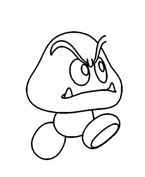 Målarbild Goomba 1