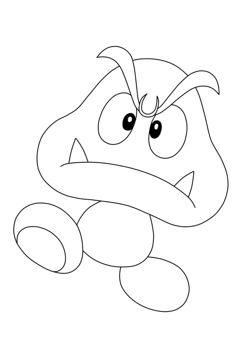 Målarbild Goomba 10