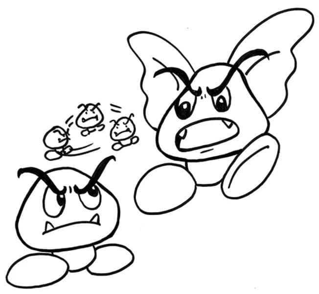 Målarbild Goomba 14