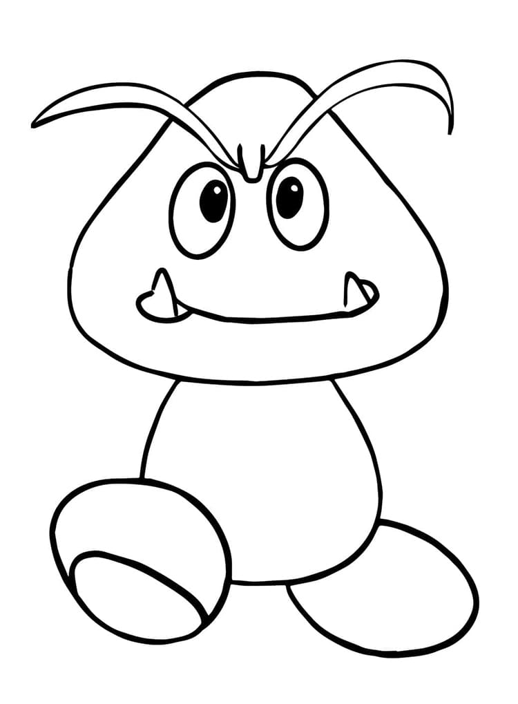 Målarbild Goomba 2