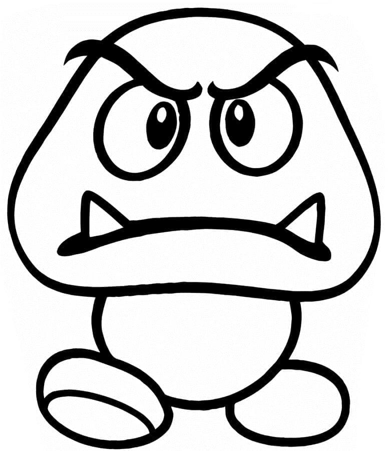 Målarbild Goomba 4