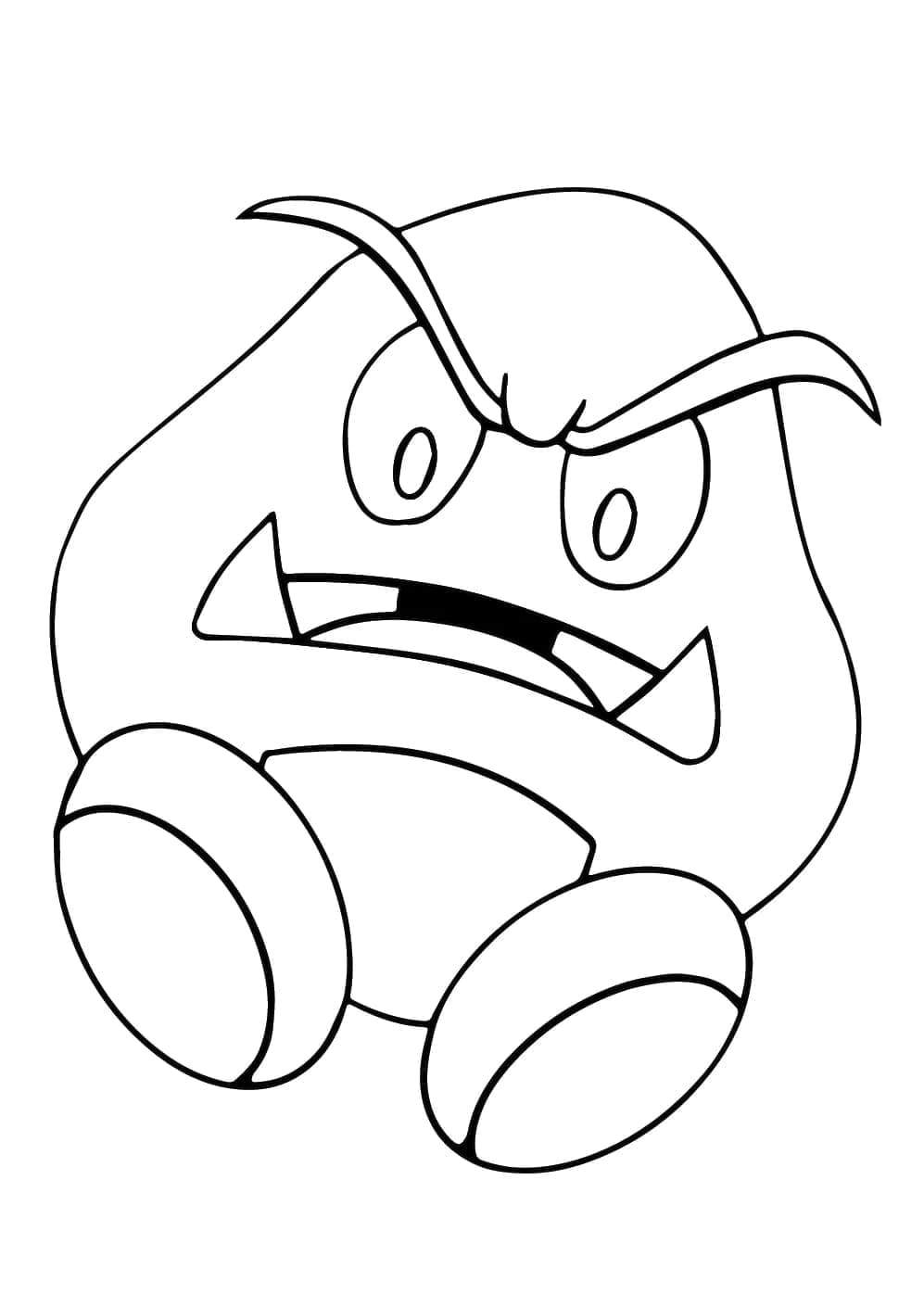 Målarbild Goomba 5