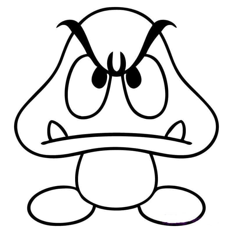 Målarbild Goomba 6