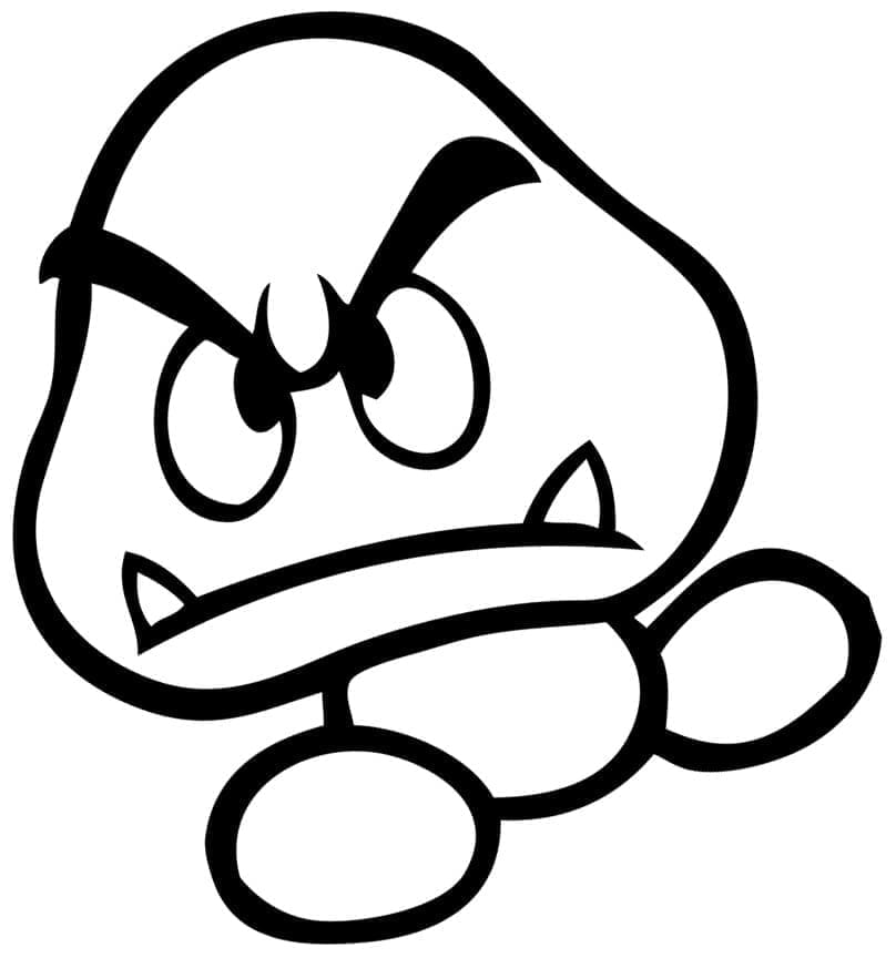 Målarbild Goomba 9