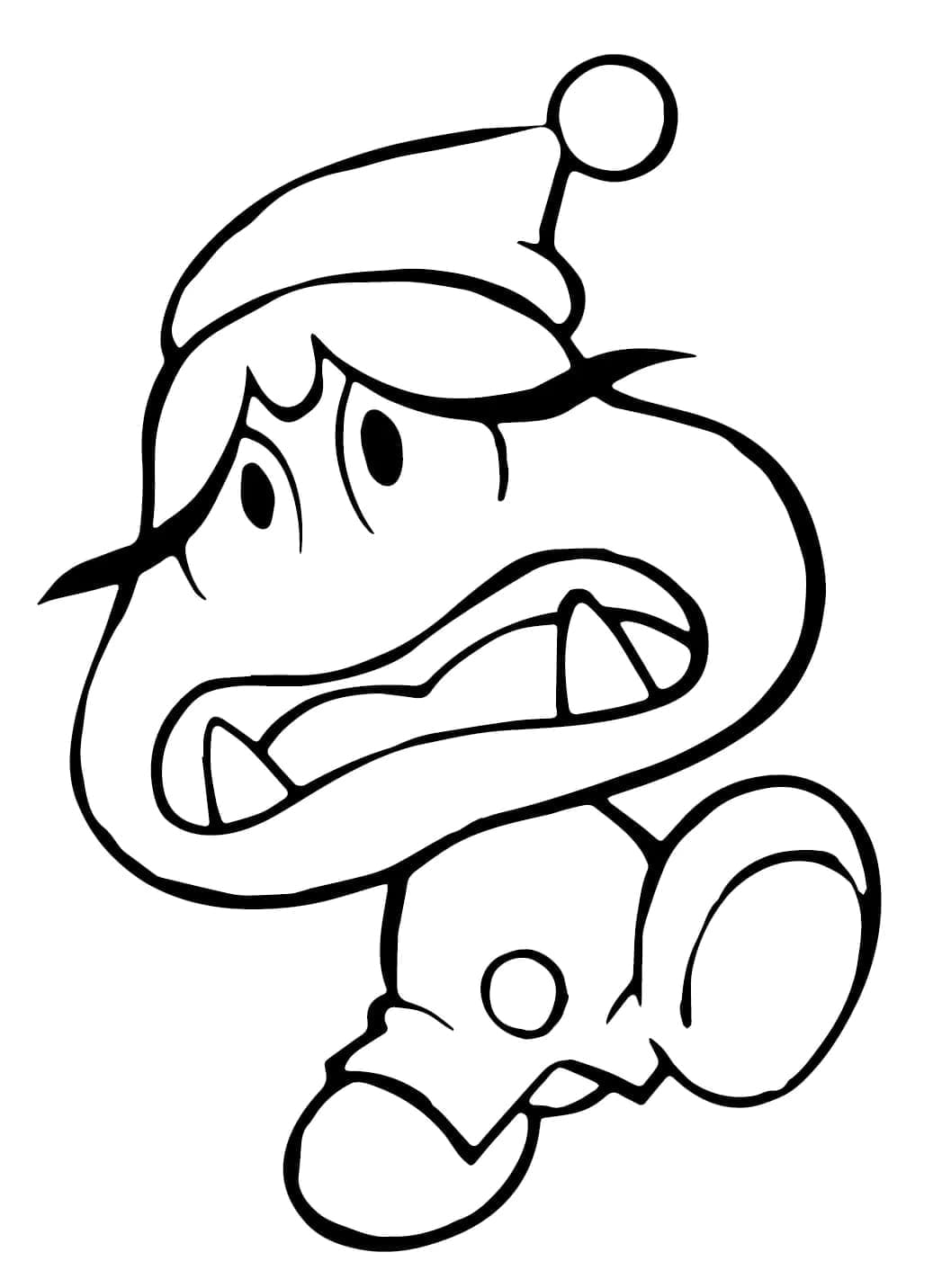 Målarbild Goomba Gratis för Barn