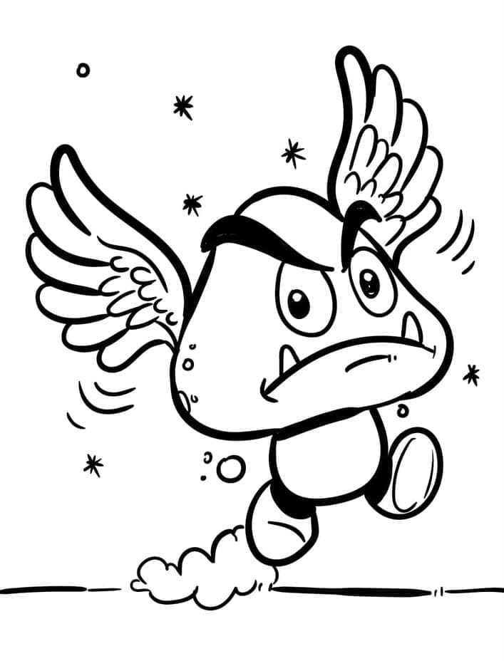 Målarbild Goomba Gratis