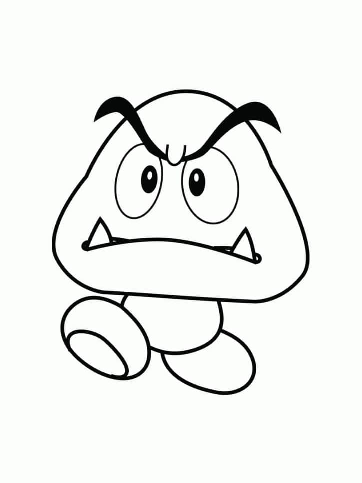 Målarbild Goomba Mario