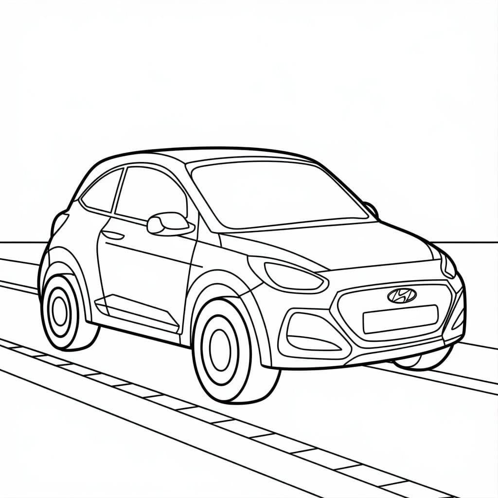 Målarbilder Hyundai