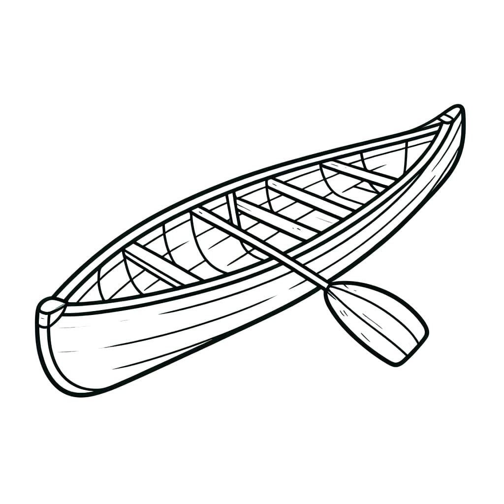 Målarbild Kanot för barn