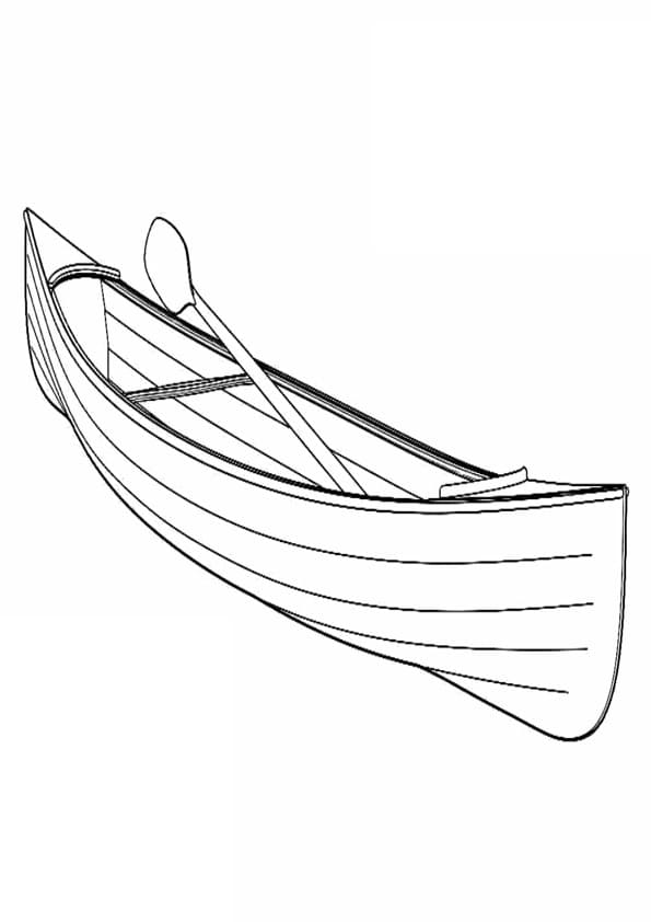 Målarbild Perfekt kanot