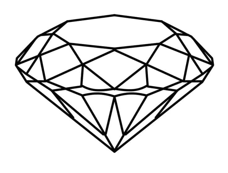 Målarbild Diamant för 2-åriga barn