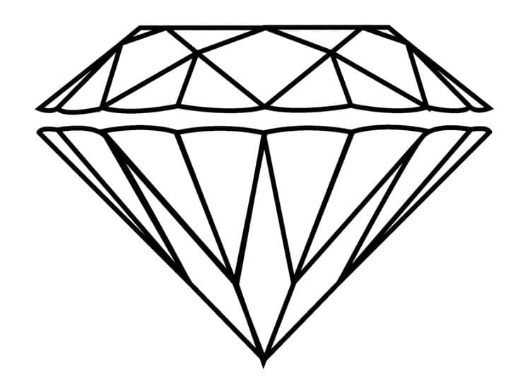 Målarbild Diamant för 3-åriga barn
