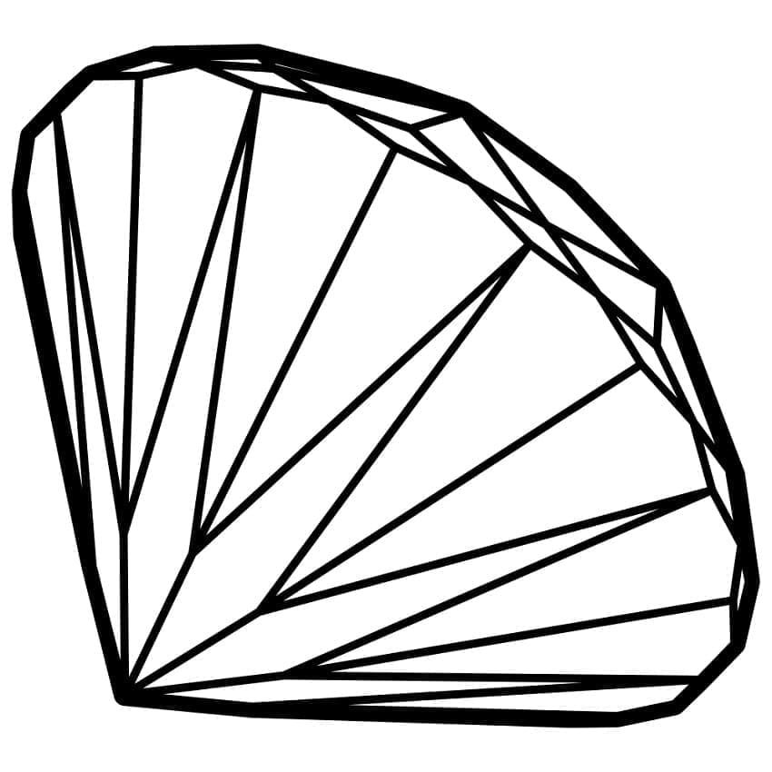 Målarbild Diamant utskrivbar