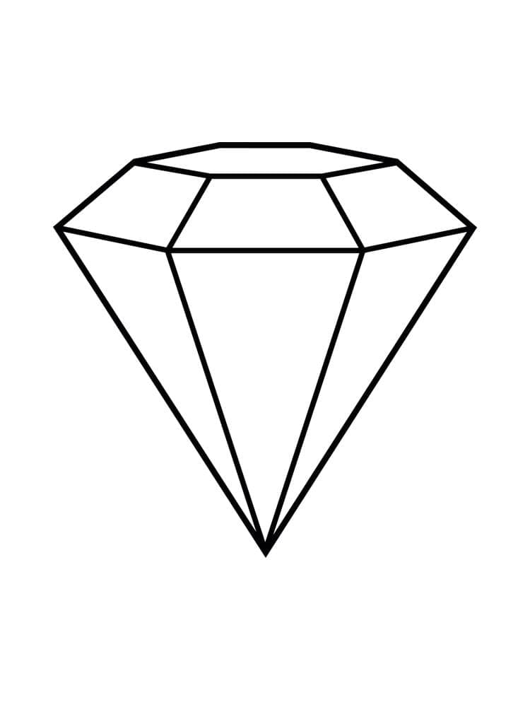 Målarbild Grundläggande diamant