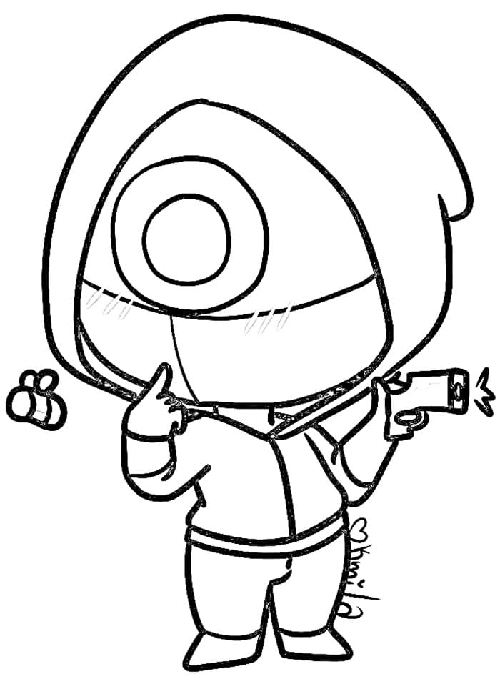 Målarbild Squid Game 5