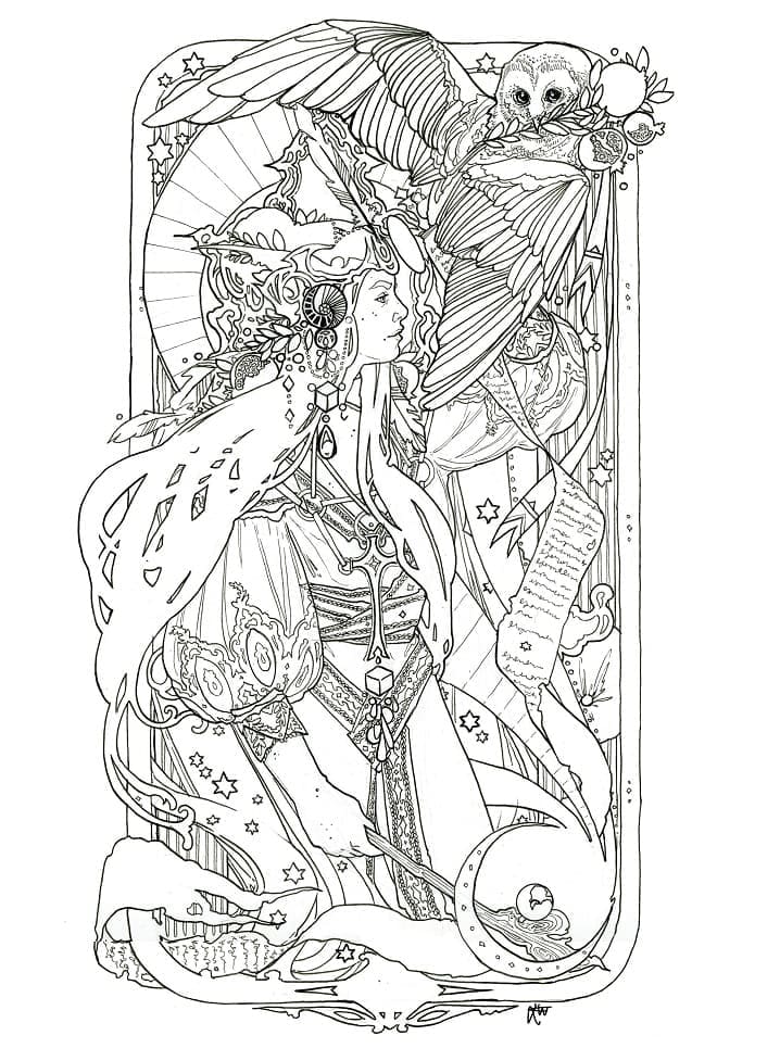 Målarbild Tarot 2