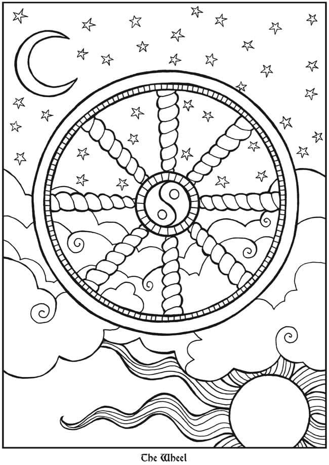Målarbild Tarot Gratis för Barn