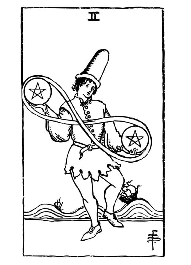 Målarbild Tarot för Barn
