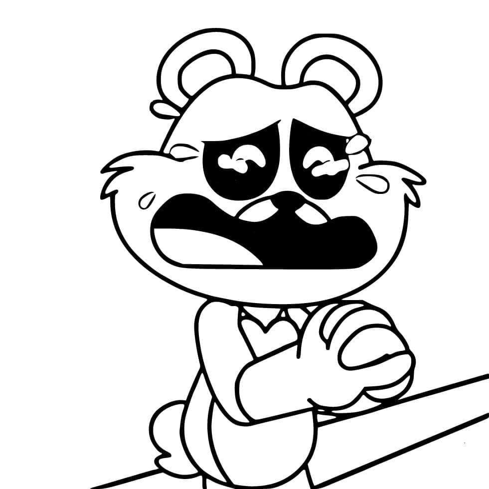 Målarbild Bobby BearHug Gratis för Barn