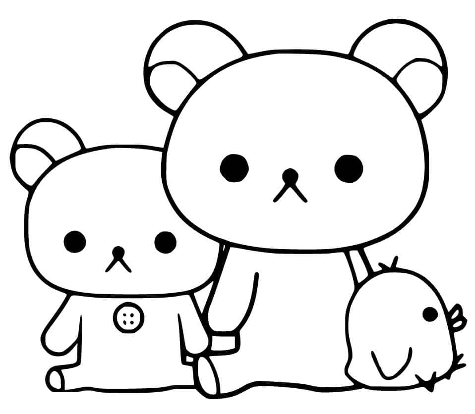 Målarbilder Rilakkuma