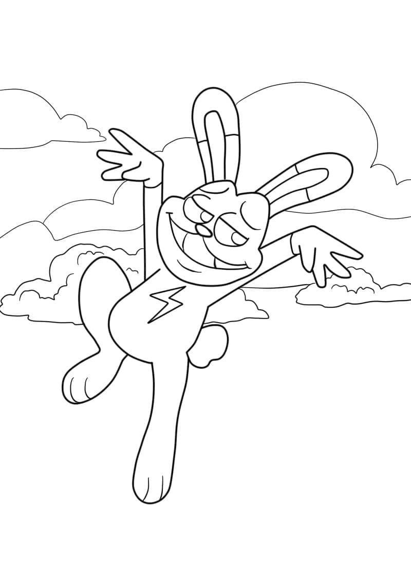 Målarbild Hoppy Hopscotch Gratis Utskrivbar för Barn