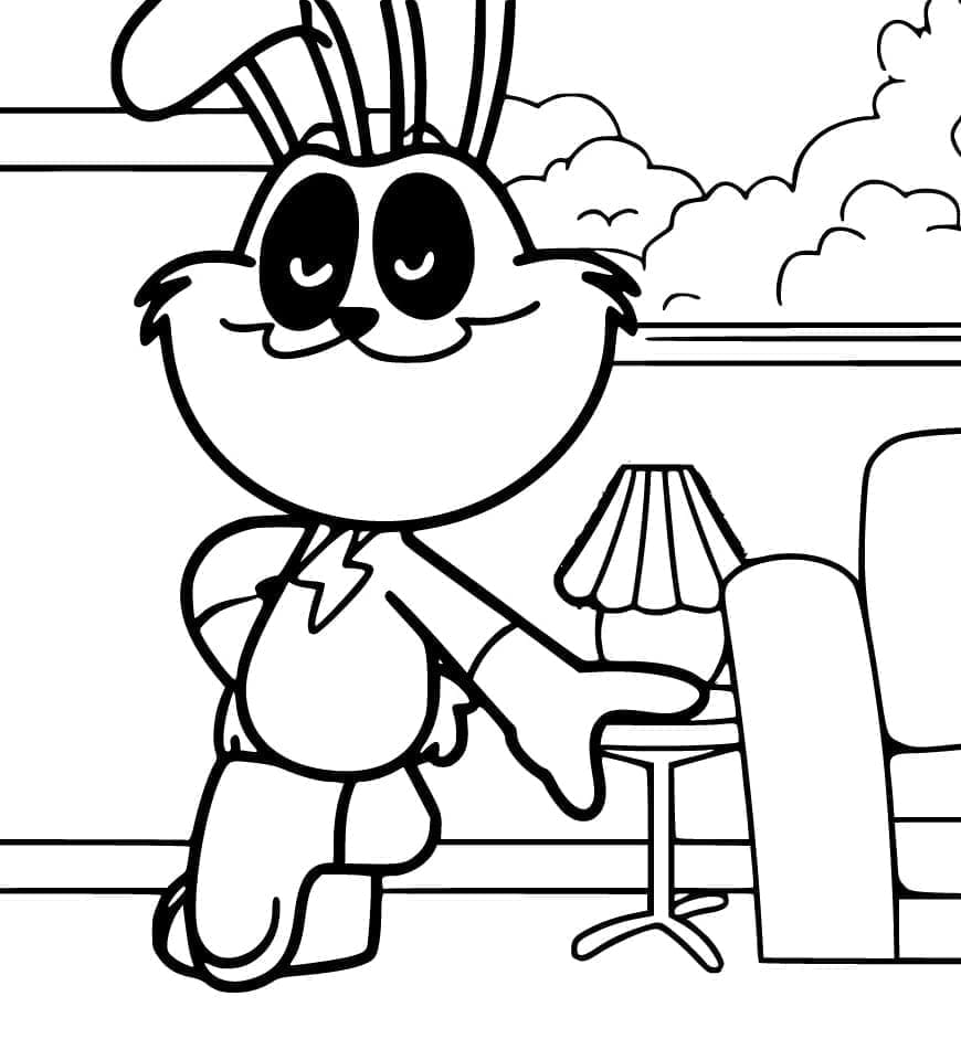 Målarbild Hoppy Hopscotch Gratis