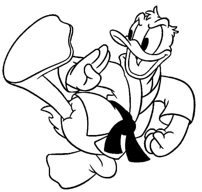 Målarbild Karate 8
