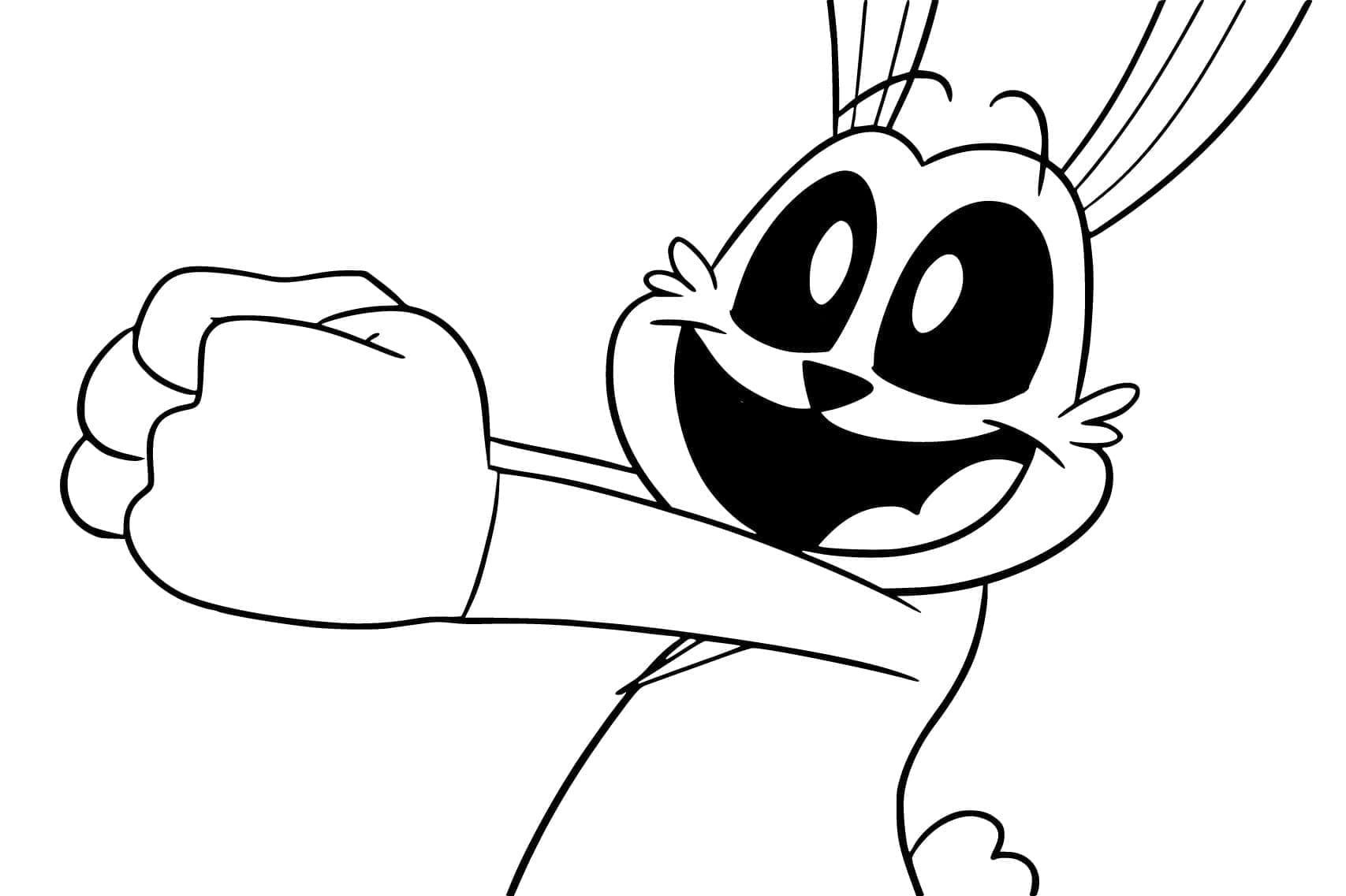 Målarbild Väldigt Söt Hoppy Hopscotch