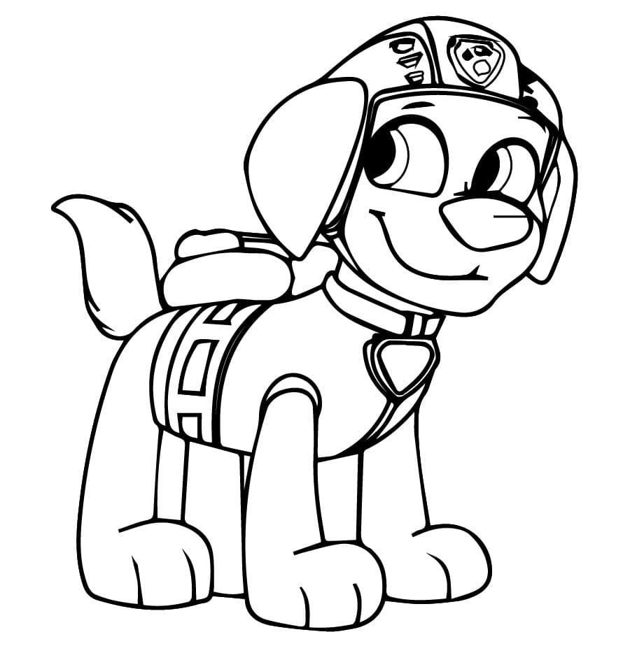 Målarbild Bedårande Zuma