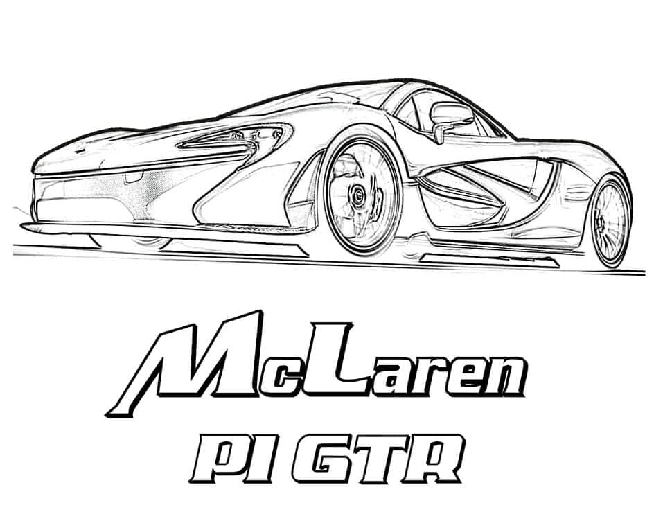 Målarbild Fantastisk McLaren