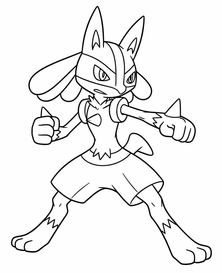 Målarbilder Lucario