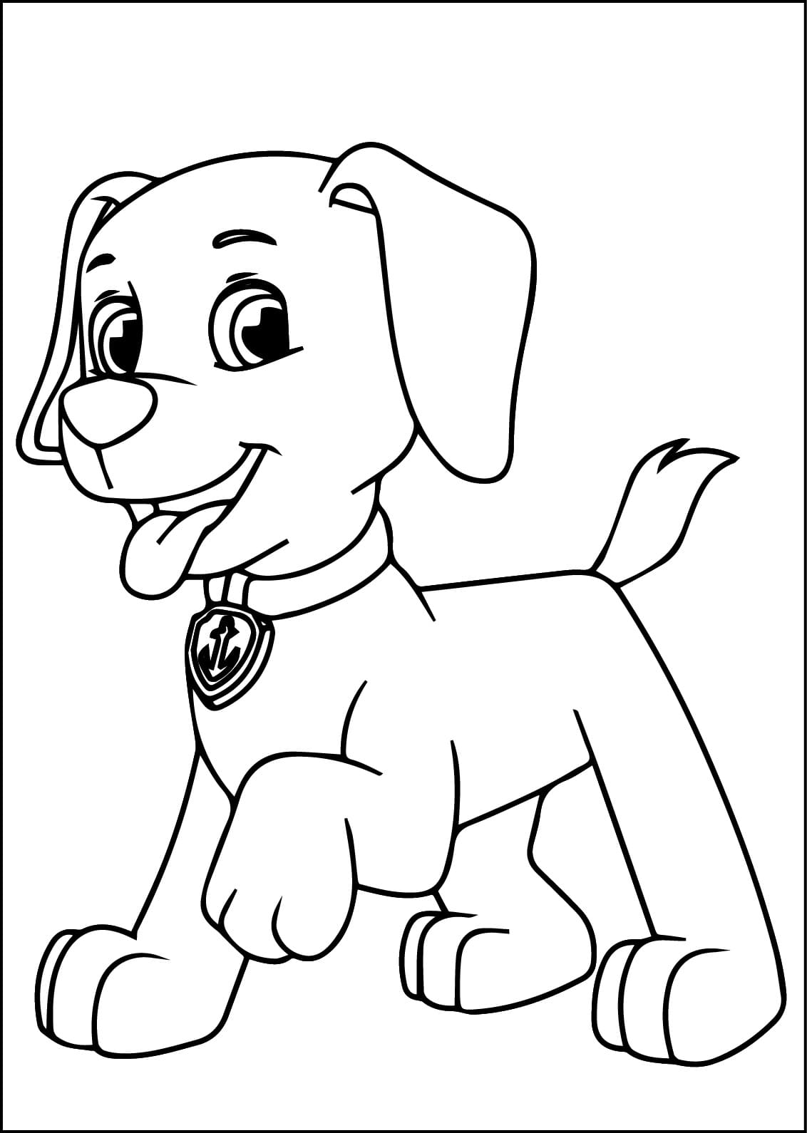 Målarbild Zuma Paw Patrol För 1-åriga Barn