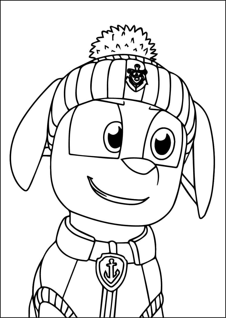 Målarbild Zuma Paw Patrol För 4-åriga Barn