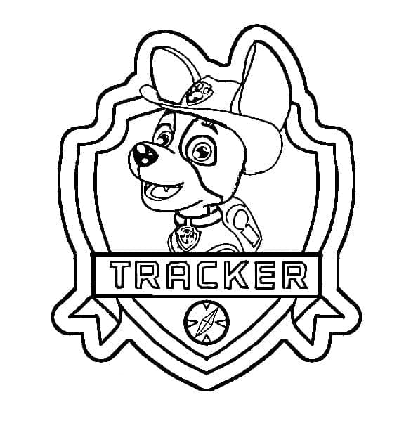 Målarbild Härlig Tracker Paw Patrol