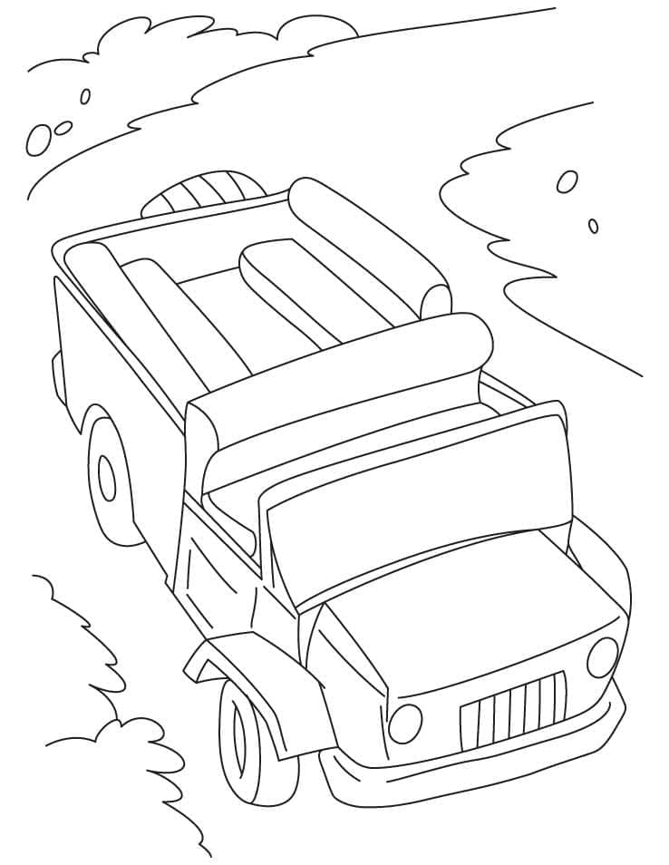 Målarbild Jeep 2