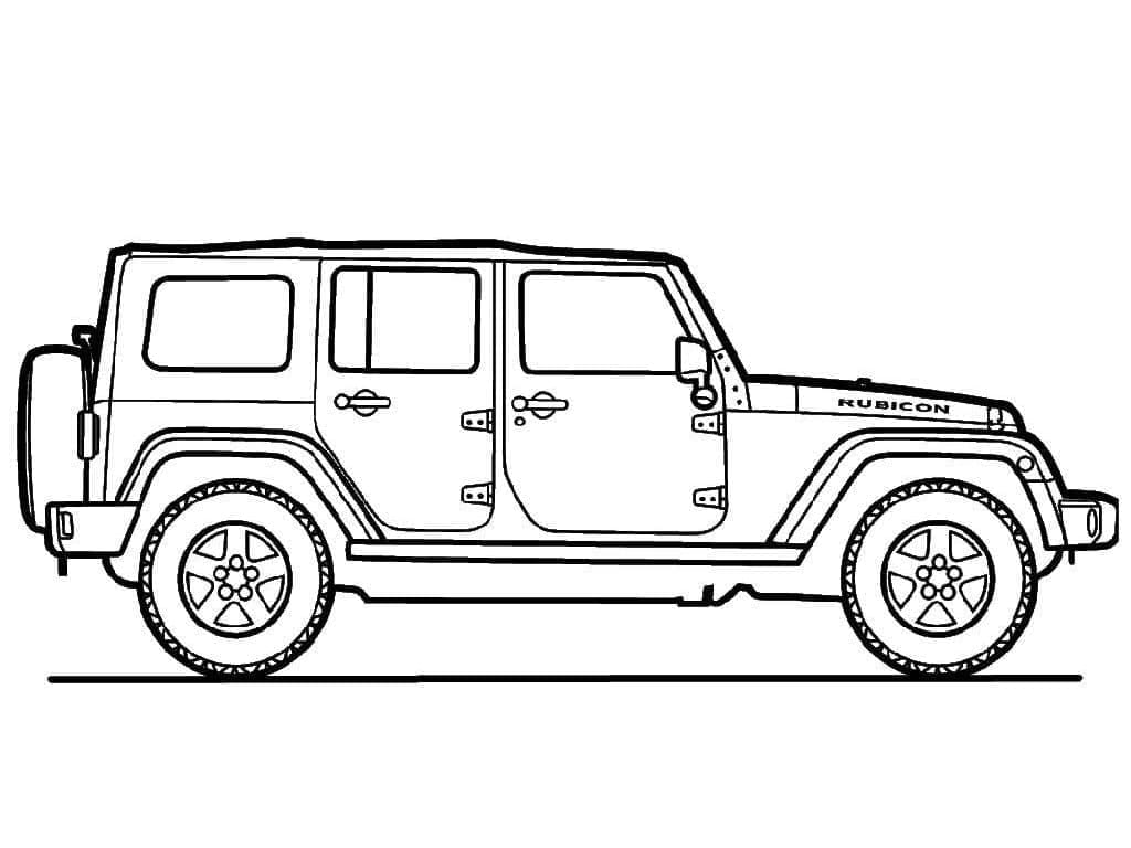 Målarbild Jeep 4