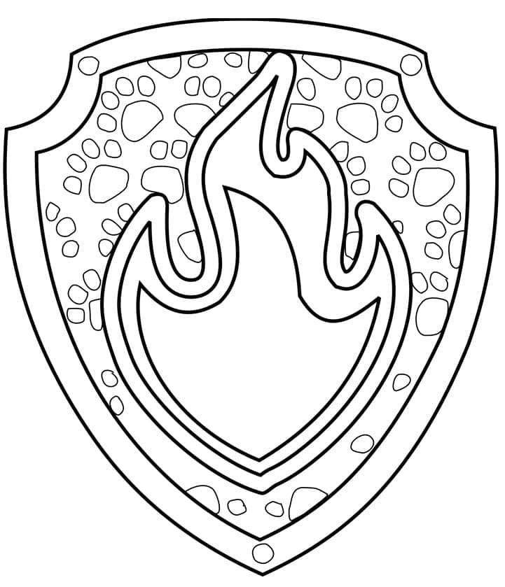 Målarbild Marshall Paw Patrol Gratis Utskrivbar för Barn