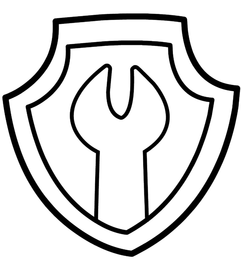 Målarbild Rubble Paw Patrol för Barn