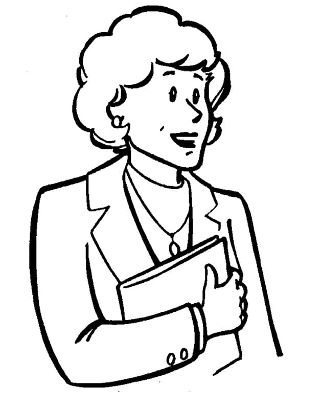 Målarbild Lärare för Barn