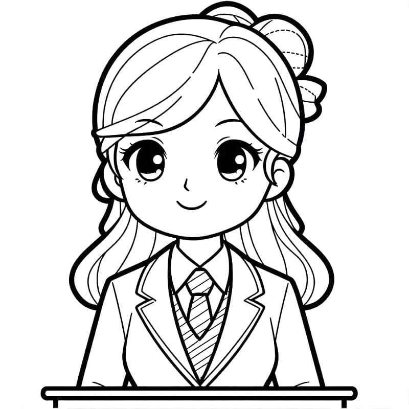 Målarbild Vacker Lärare