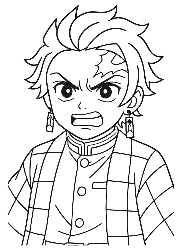 Målarbild Arg Tanjiro