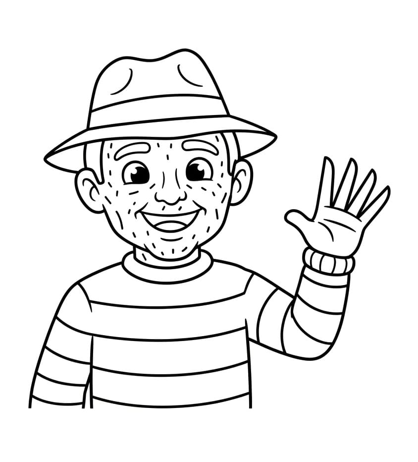 Målarbild Bra Freddy Krueger