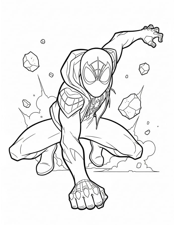 Målarbild Fantastiska Miles Morales