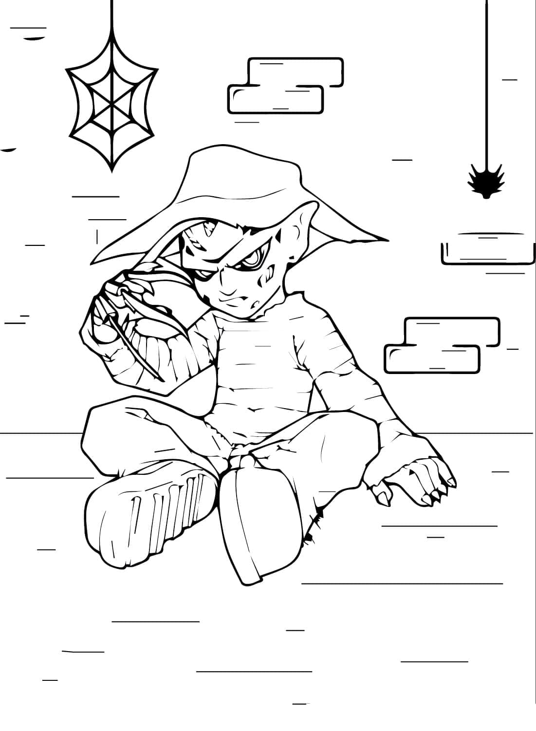 Målarbild Freddy Krueger 2