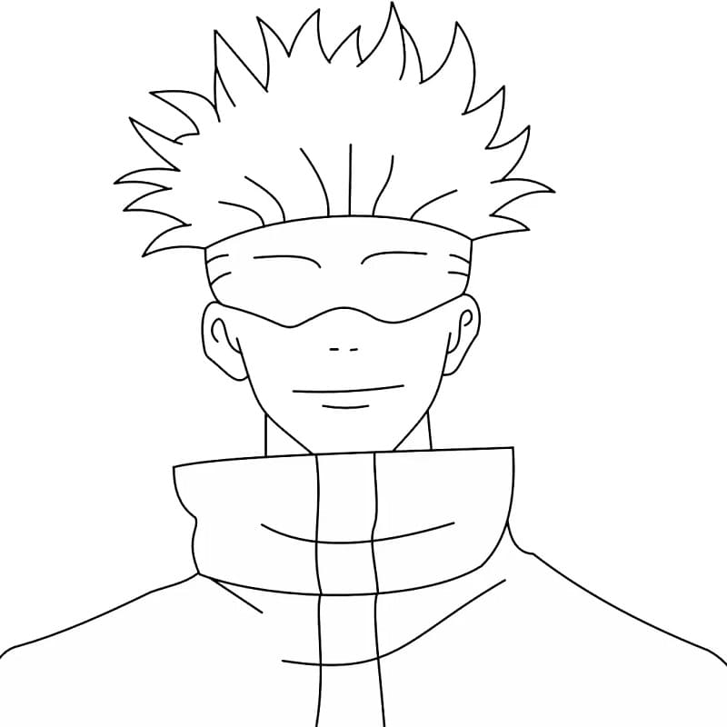 Målarbild Fri tillgång till Satoru Gojo