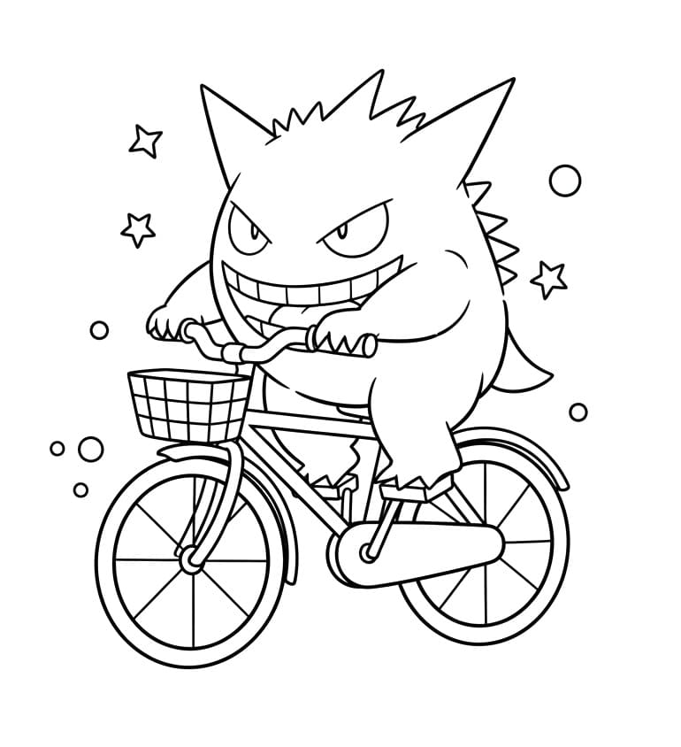 Målarbild Gengar Cyklar