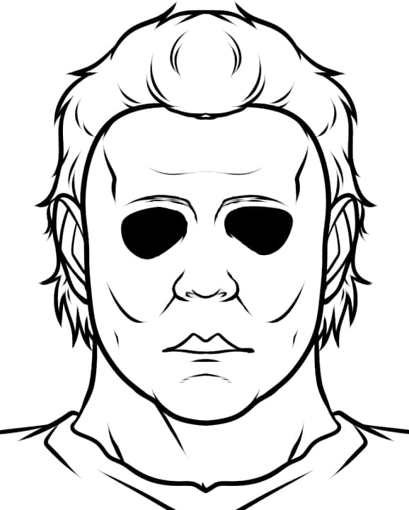 Målarbild Gratis Michael Myers